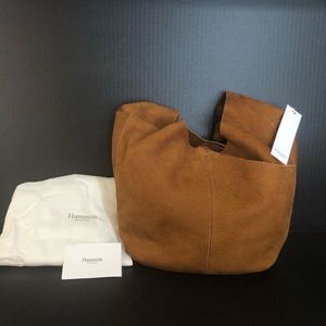 Hammitt Tom Marin Brown Leather Stud Hobo Bag